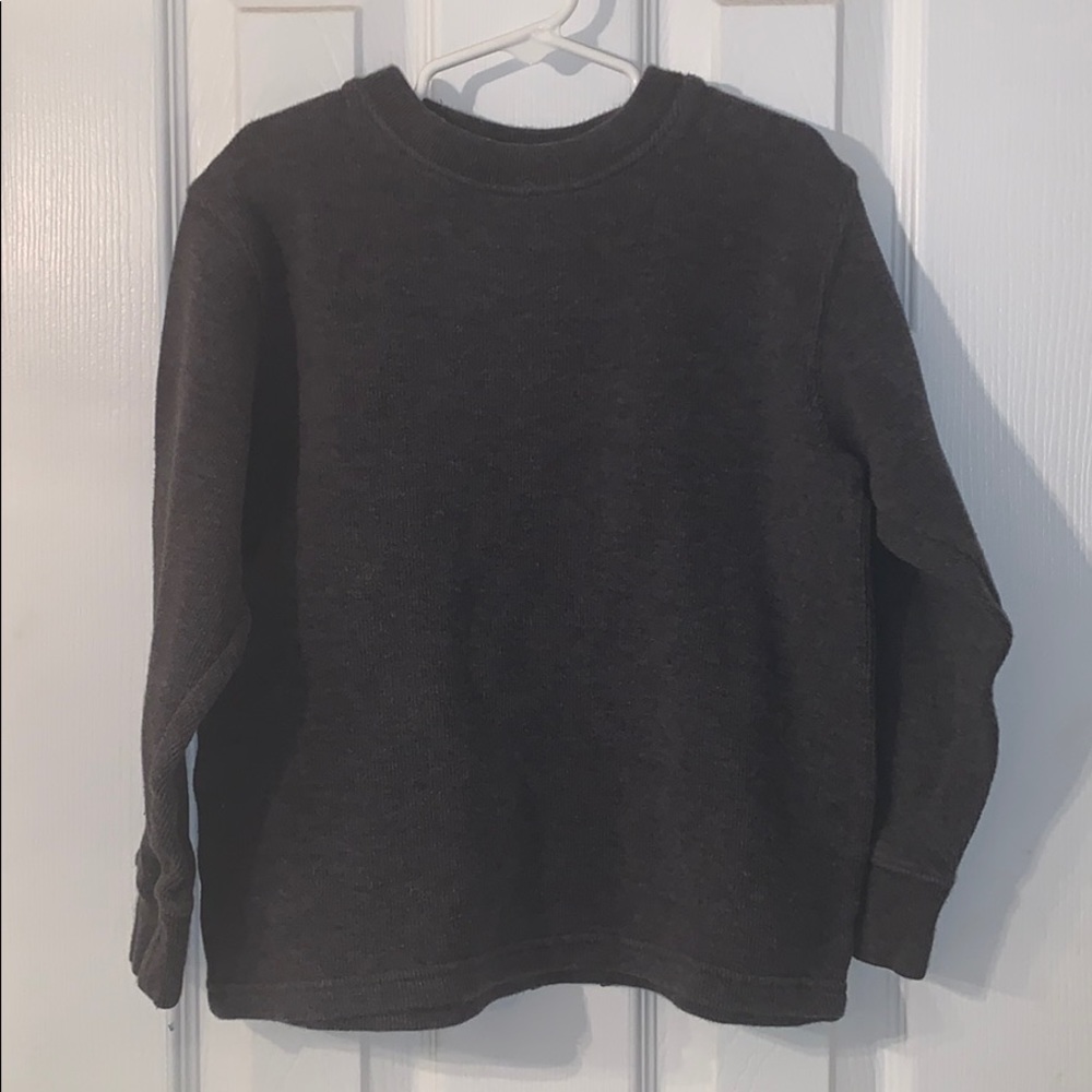 Boys Gap thick gray long sleeve Shirt
